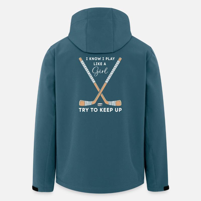 Para Eishockey Handicap - Recycelte Männer Softshell-Jacke von Stanley/Stella - Dunkles Petrol
