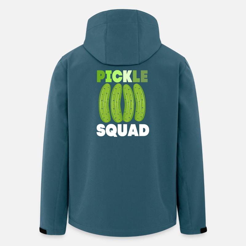 Cornichon concombre - Veste softshell homme en polyester recyclé Stanley/Stella - bleu pétrole foncé