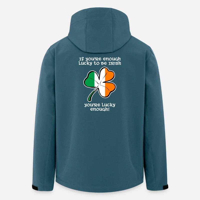 Lucky enough to be Irish - Men’s Recycled Softshell Jacket by Stanley/Stella - stargazer