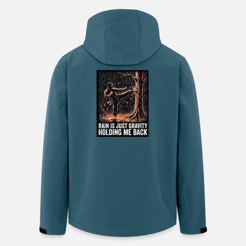 Kampfkunst Spruch - Recycelte Männer Softshell-Jacke von Stanley/Stella - Dunkles Petrol