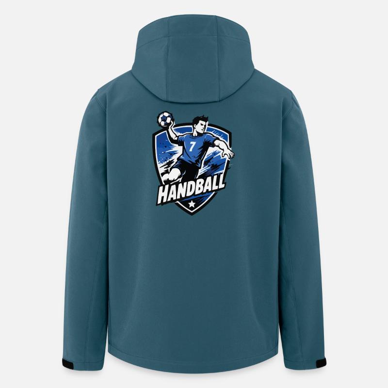 Handball Striker Blue Shield - Men’s Recycled Softshell Jacket by Stanley/Stella - stargazer