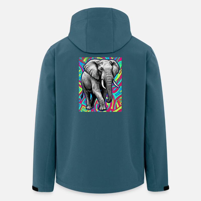 elephant - Men’s Recycled Softshell Jacket by Stanley/Stella - stargazer