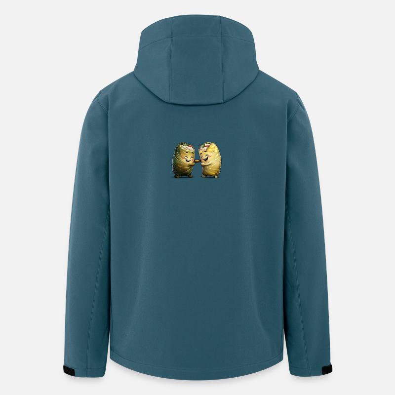 Kohlroulade und Golubez - Zwillingsbrüder - Recycelte Männer Softshell-Jacke von Stanley/Stella - Dunkles Petrol