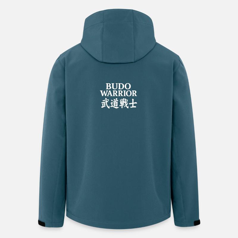 Budo-Krieger-Kampfkunst-Emblem - Recycelte Männer Softshell-Jacke von Stanley/Stella - Dunkles Petrol