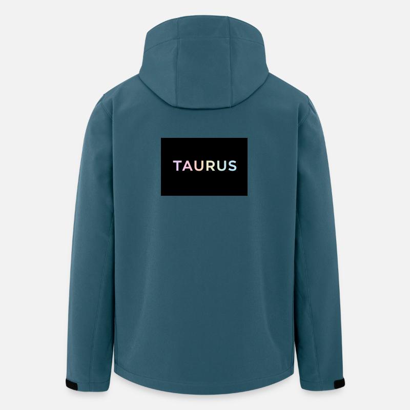 Taurus Gradient Typography - Men’s Recycled Softshell Jacket by Stanley/Stella - stargazer