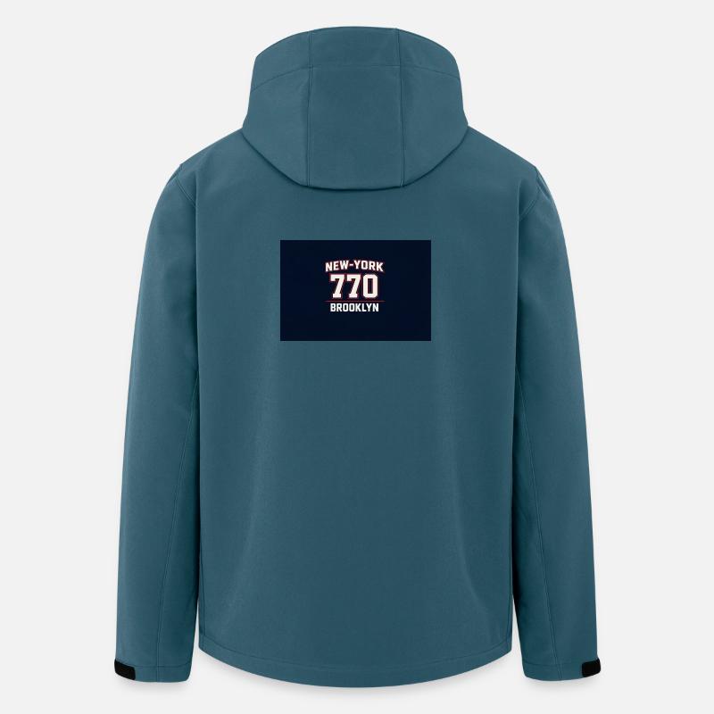 NY 770 Brooklyn  - Veste softshell homme en polyester recyclé Stanley/Stella - bleu pétrole foncé