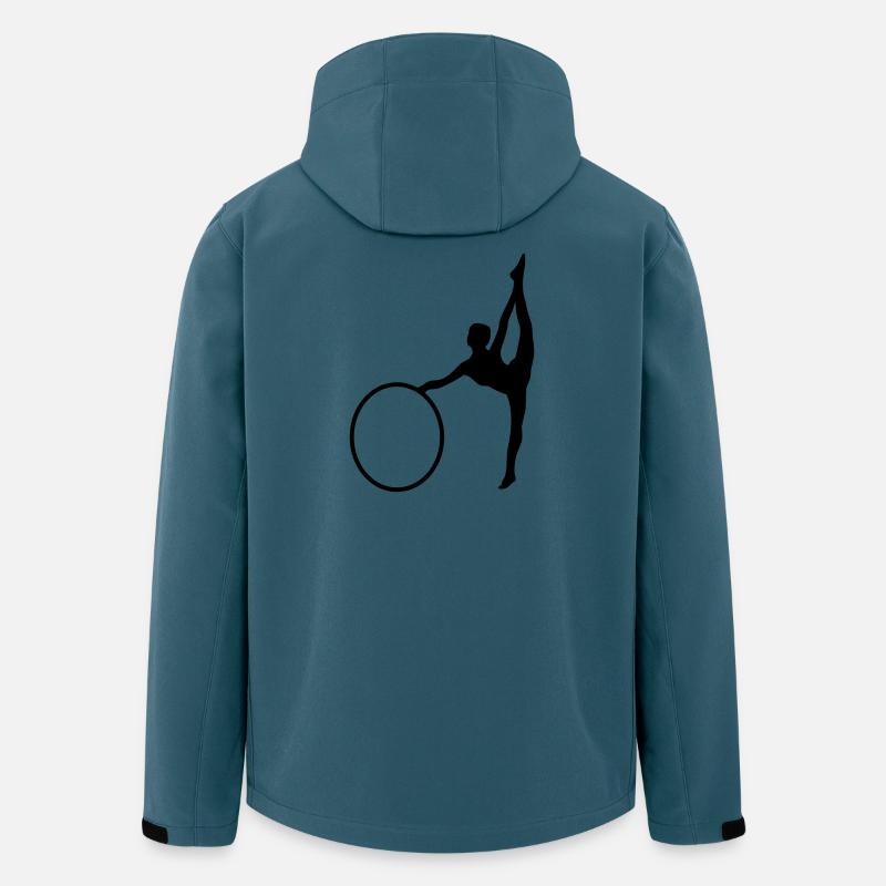 Gymnastik Mädchen - Recycelte Männer Softshell-Jacke von Stanley/Stella - Dunkles Petrol