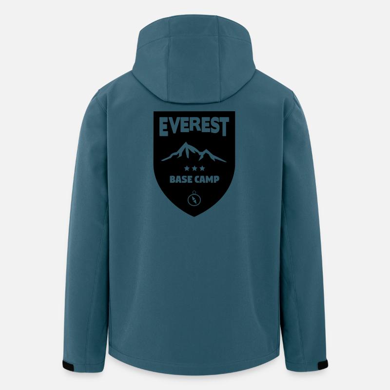 Mount Everest Basecamp - Recycelte Männer Softshell-Jacke von Stanley/Stella - Dunkles Petrol