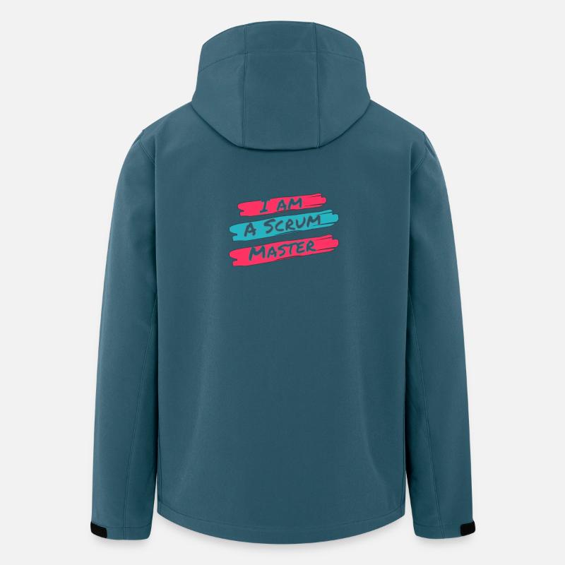 Fait Main Scrum Maître T-shirt - Veste softshell homme en polyester recyclé Stanley/Stella - bleu pétrole foncé