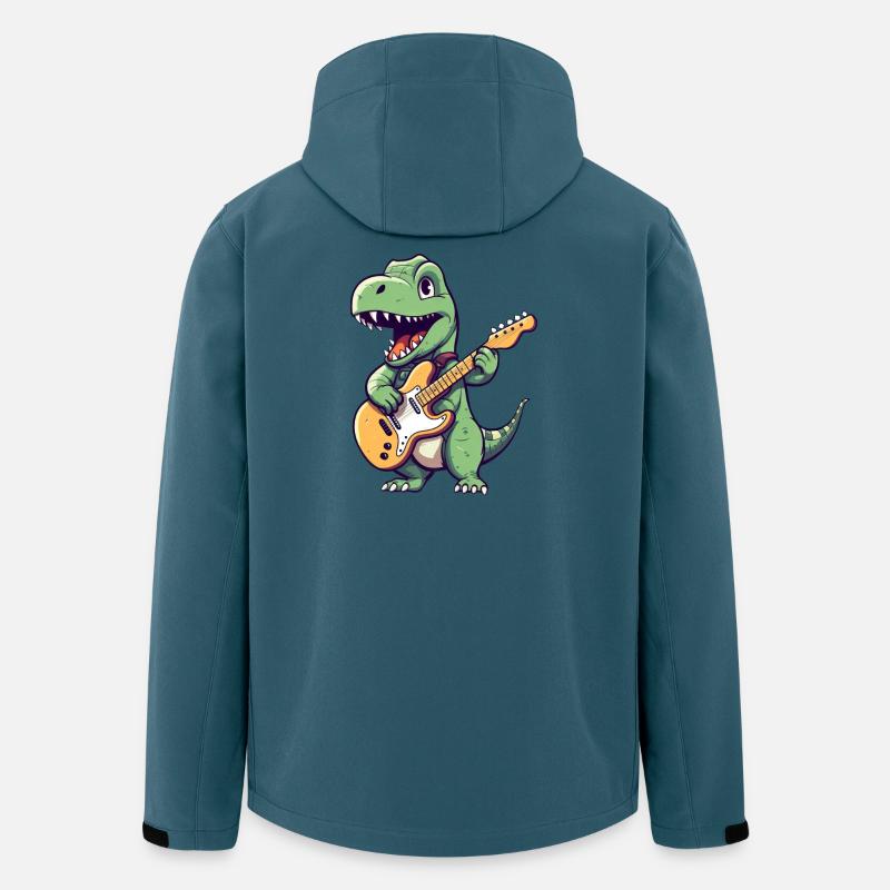 T-Rex-Gitarrist - Recycelte Männer Softshell-Jacke von Stanley/Stella - Dunkles Petrol