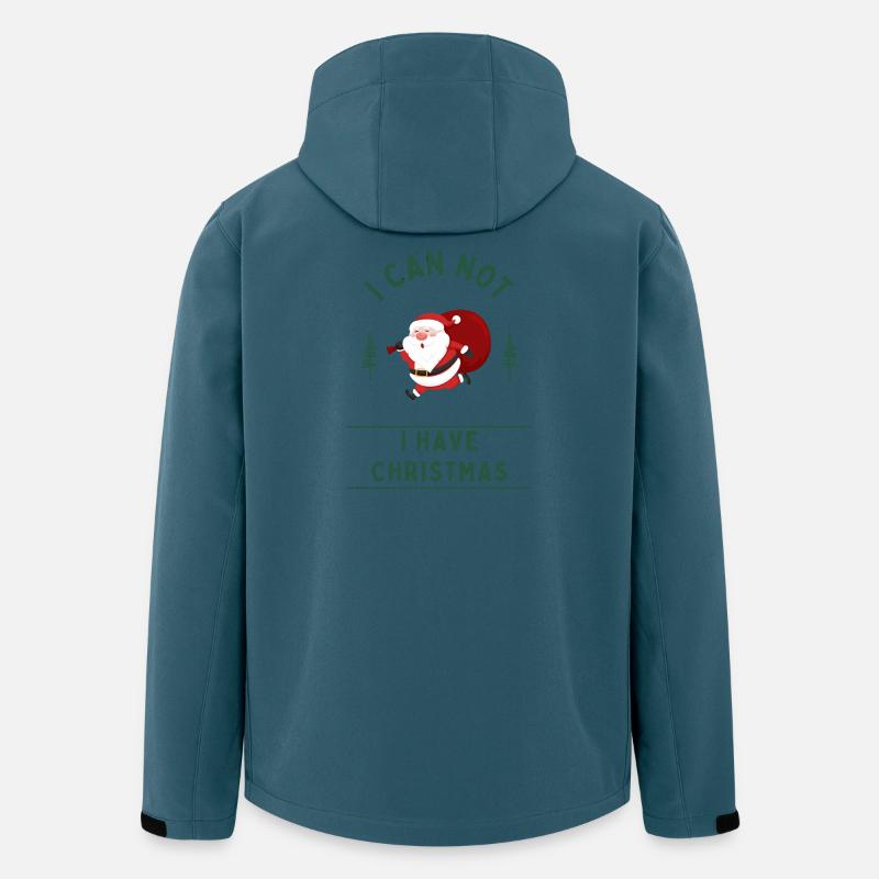 Ich kann nicht, ich habe Weihnachten - Recycelte Männer Softshell-Jacke von Stanley/Stella - Dunkles Petrol