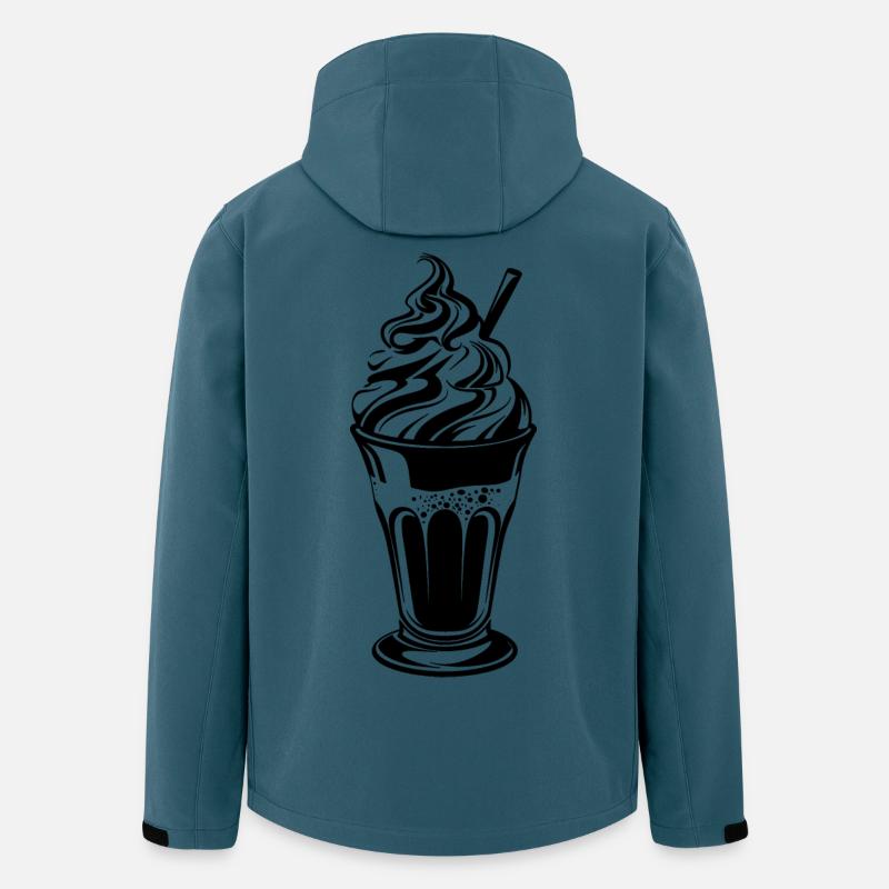 Eisbecher - Recycelte Männer Softshell-Jacke von Stanley/Stella - Dunkles Petrol