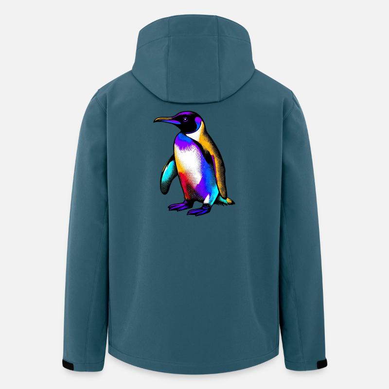 Pingouin - Veste softshell homme en polyester recyclé Stanley/Stella - bleu pétrole foncé