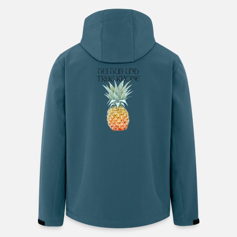 Sei süß und trag Krone - Recycelte Männer Softshell-Jacke von Stanley/Stella - Dunkles Petrol