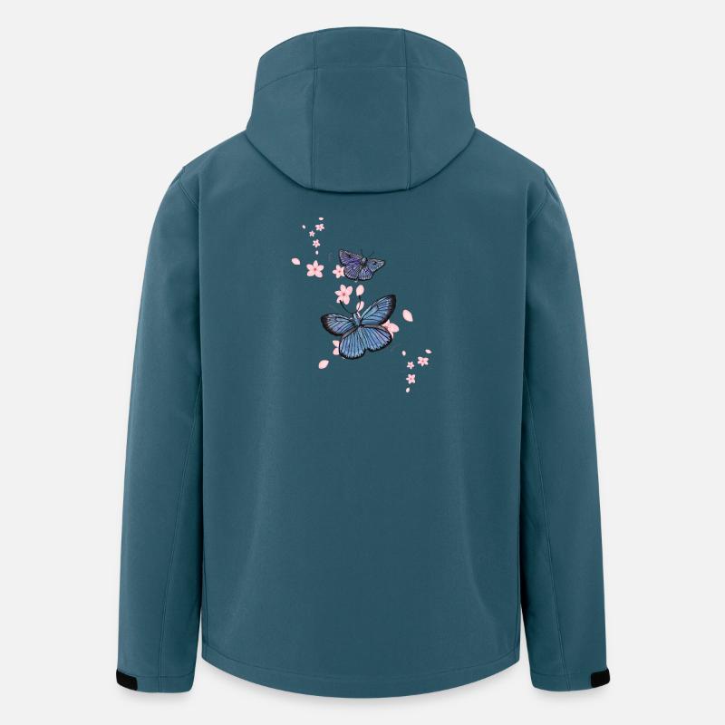 Butterfly Blue - Sonja Ariel von Staden - Men’s Recycled Softshell Jacket by Stanley/Stella - stargazer