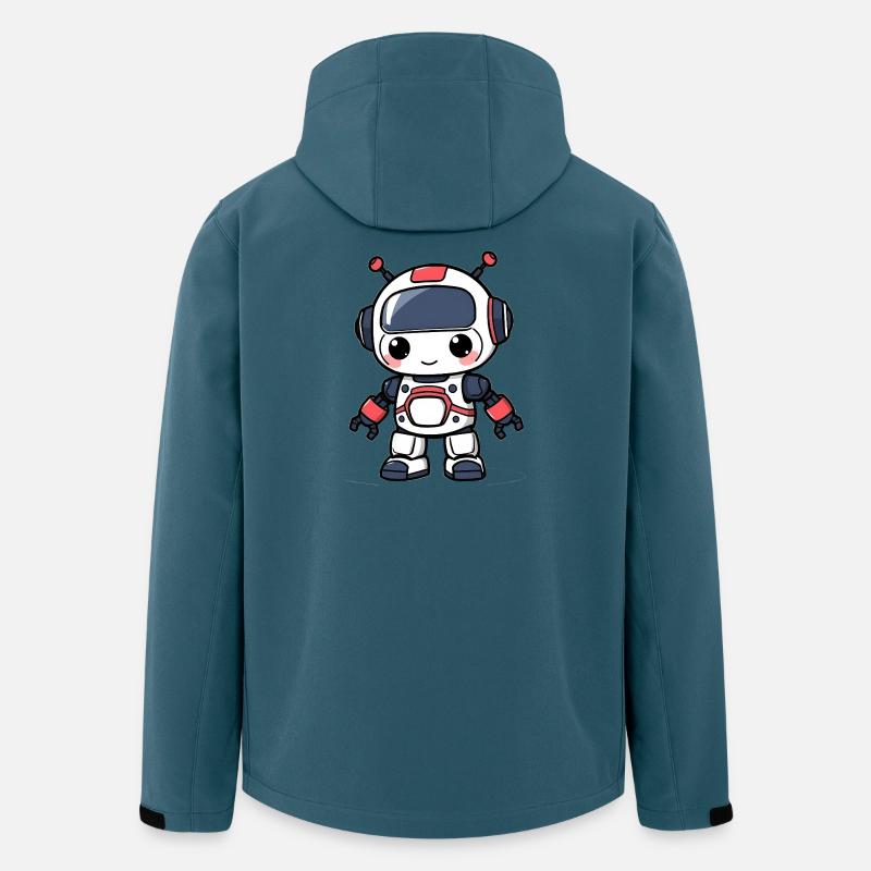 Robot - Veste softshell homme en polyester recyclé Discoverer Stanley/Stella - bleu pétrole foncé