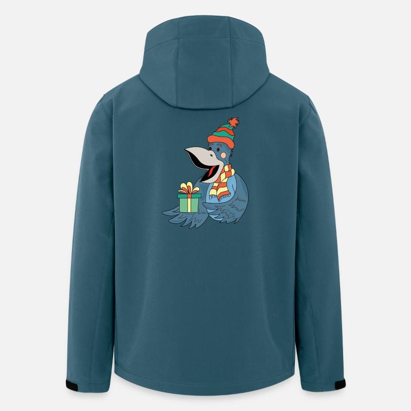 Weihnachten  - Recycelte Männer Softshell-Jacke von Stanley/Stella - Dunkles Petrol