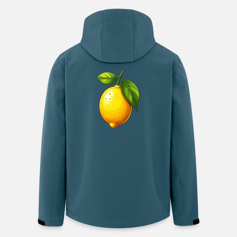 Zitrone - Recycelte Männer Softshell-Jacke von Stanley/Stella - Dunkles Petrol