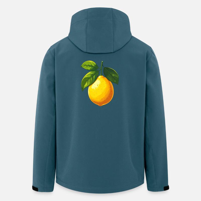 Zitrone - Recycelte Männer Softshell-Jacke von Stanley/Stella - Dunkles Petrol