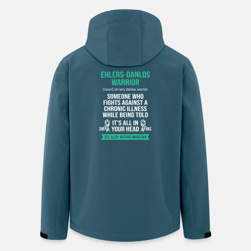 EDS Ehlers-Danlos Syndrome HSD - Men’s Recycled Softshell Jacket by Stanley/Stella - stargazer