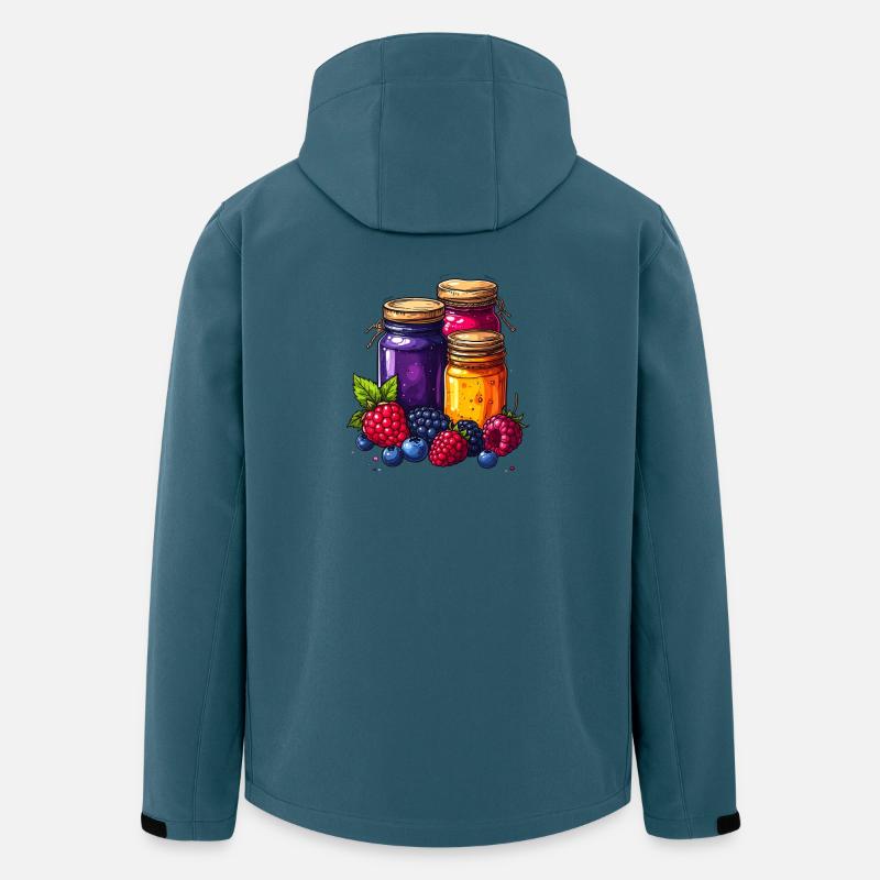 Marmelade - Recycelte Männer Softshell-Jacke von Stanley/Stella - Dunkles Petrol