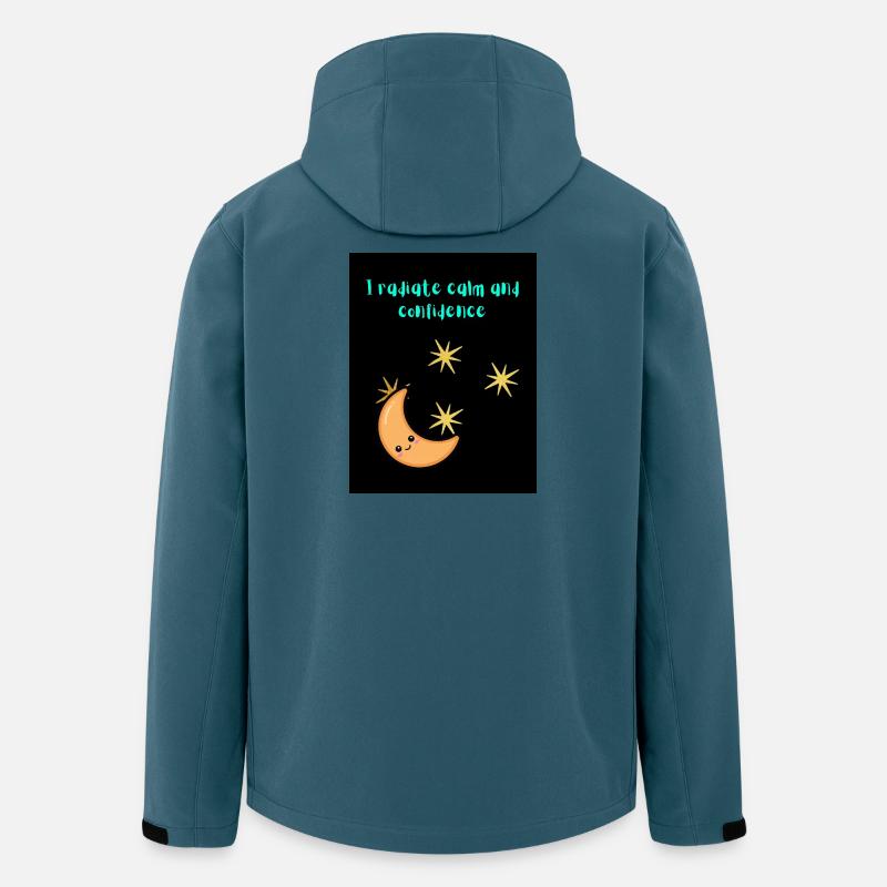 I_radiate_calm_and_confidence - Men’s Recycled Softshell Jacket Discoverer by Stanley/Stella - stargazer