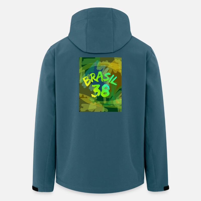 Brasil 38 Neon Brush - Men’s Recycled Softshell Jacket by Stanley/Stella - stargazer