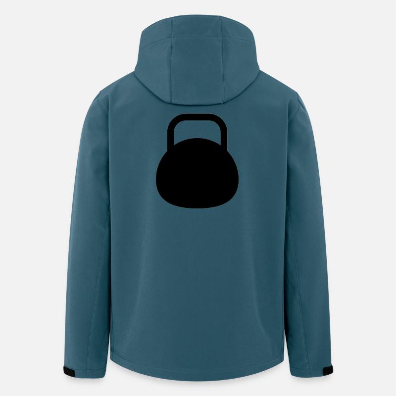Kesselglocke - Recycelte Männer Softshell-Jacke von Stanley/Stella - Dunkles Petrol