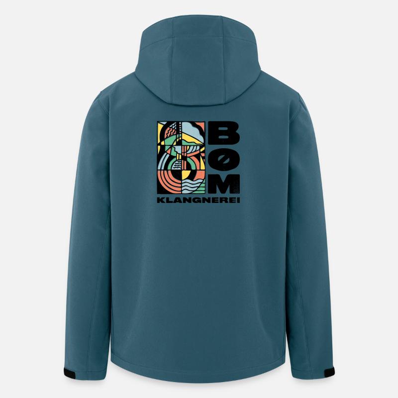 BØM-Klangnerei - Recycelte Männer Softshell-Jacke von Stanley/Stella - Dunkles Petrol