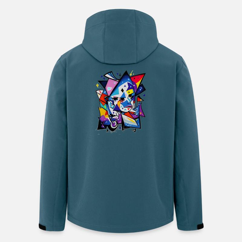 Graffiti - Men’s Recycled Softshell Jacket by Stanley/Stella - stargazer