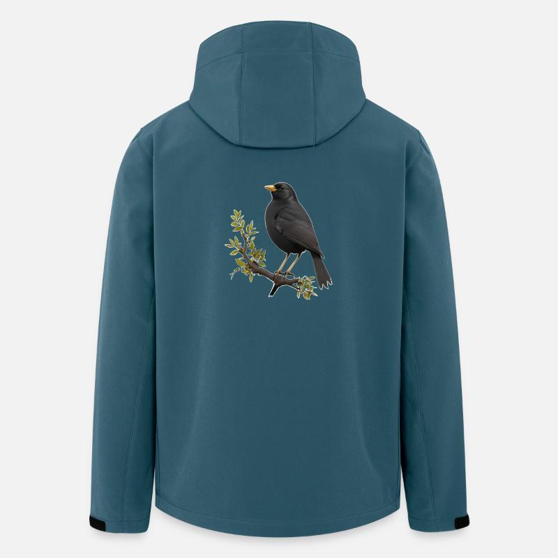 Amsel - Recycelte Männer Softshell-Jacke von Stanley/Stella - Dunkles Petrol