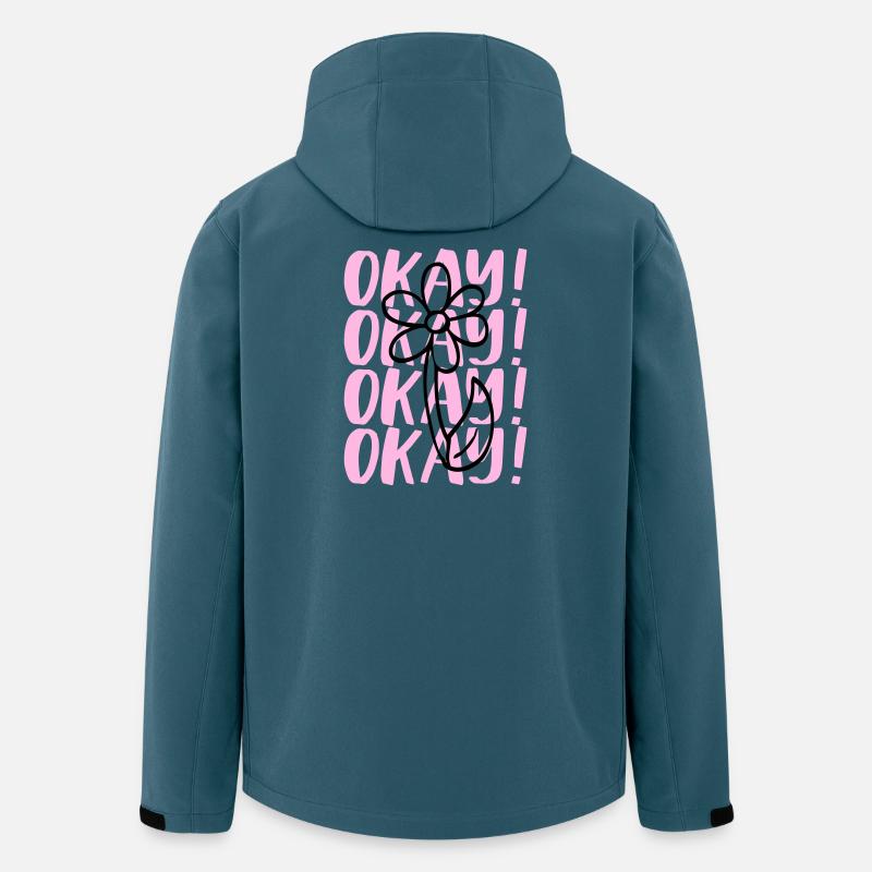 Statement Design - Recycelte Männer Softshell-Jacke von Stanley/Stella - Dunkles Petrol