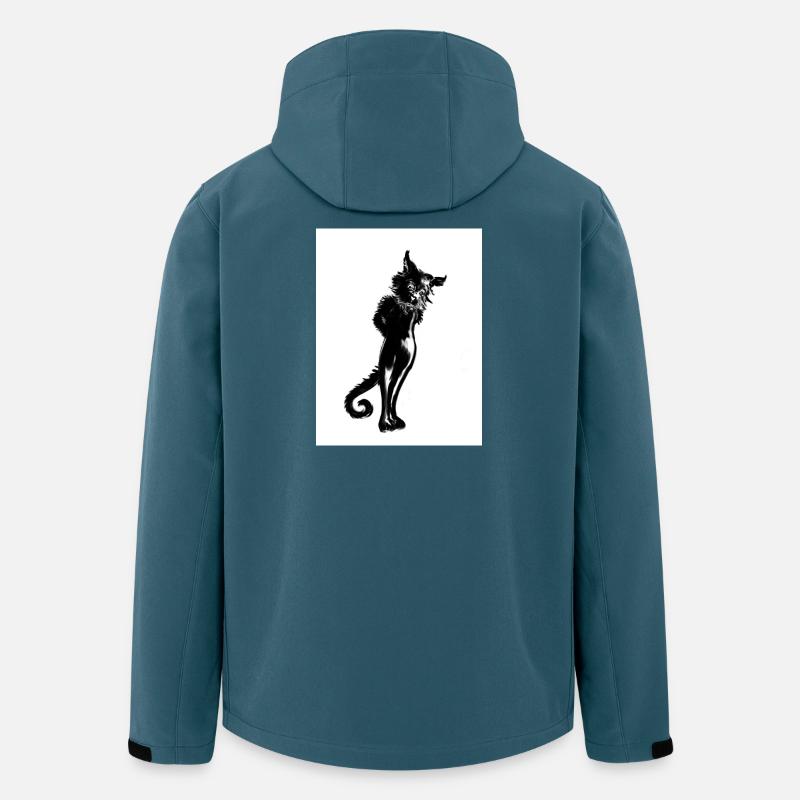 Steh auf, Katzen! - Recycelte Männer Softshell-Jacke von Stanley/Stella - Dunkles Petrol