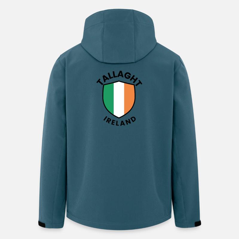 Bouclier irlandais de Tallaght - Veste softshell homme en polyester recyclé Stanley/Stella - bleu pétrole foncé