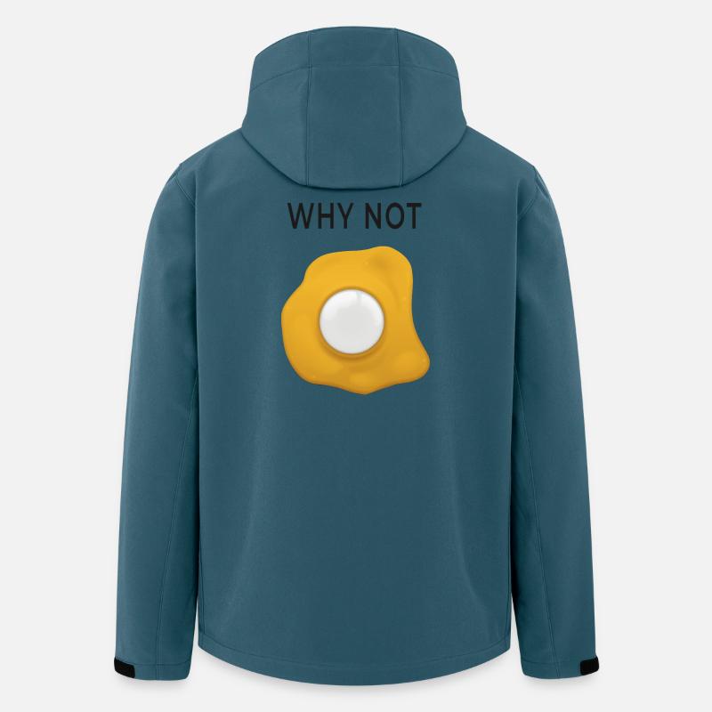 Why Not  Spiegelei neu denken - Recycelte Männer Softshell-Jacke von Stanley/Stella - Dunkles Petrol