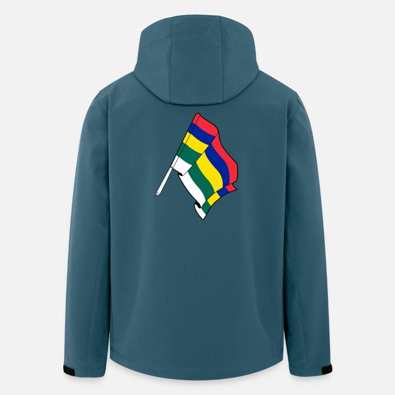 Terschelling Flag – Island Pride - Men’s Recycled Softshell Jacket by Stanley/Stella - stargazer