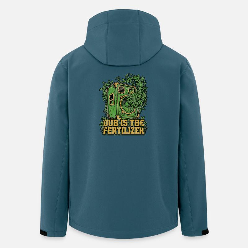 Dub Reggae Garden - Men’s Recycled Softshell Jacket by Stanley/Stella - stargazer