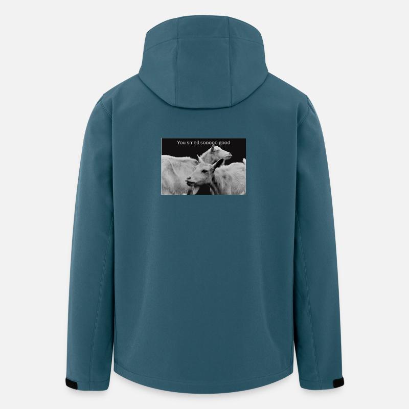 Tu sens tellement bon - Veste softshell homme en polyester recyclé Stanley/Stella - bleu pétrole foncé