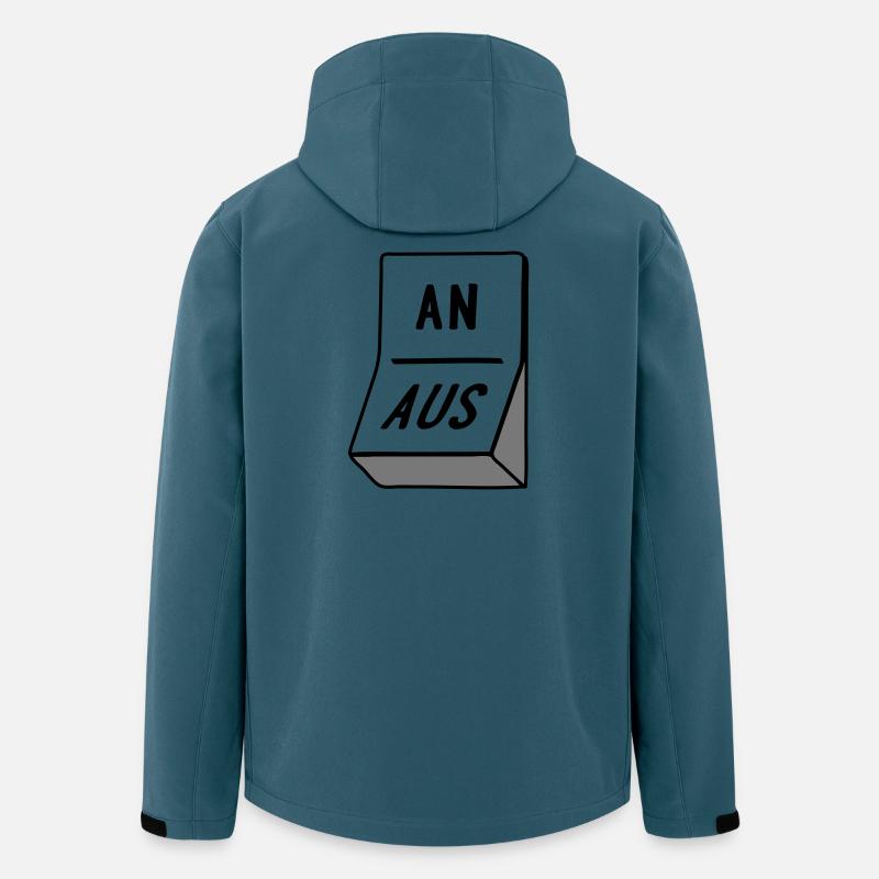 2541614 15643289 schalter - Recycelte Männer Softshell-Jacke von Stanley/Stella - Dunkles Petrol