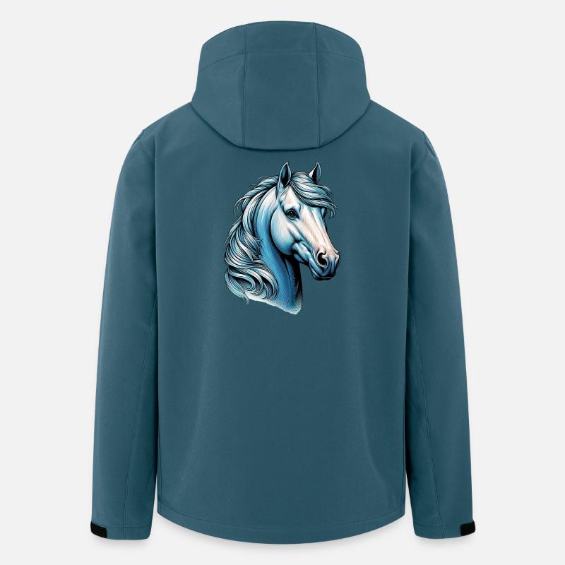 Horse - Men’s Recycled Softshell Jacket by Stanley/Stella - stargazer