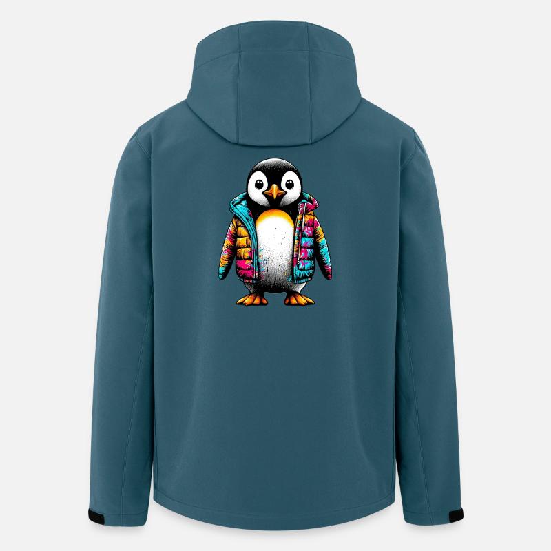 Penguin with jacket jacket - Men’s Recycled Softshell Jacket by Stanley/Stella - stargazer