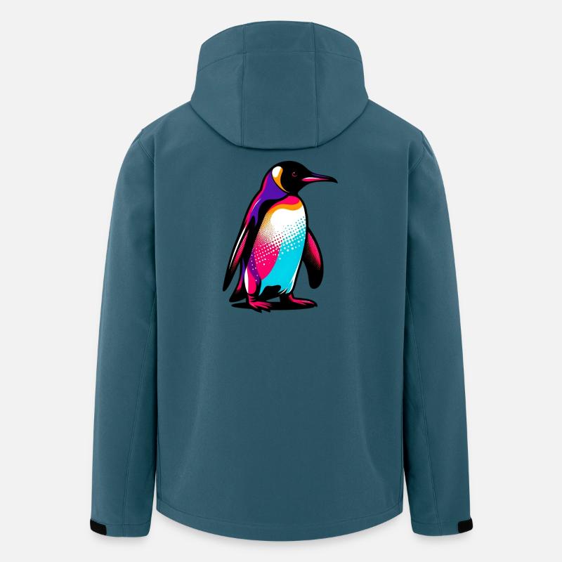 Pingouin - Veste softshell homme en polyester recyclé Stanley/Stella - bleu pétrole foncé