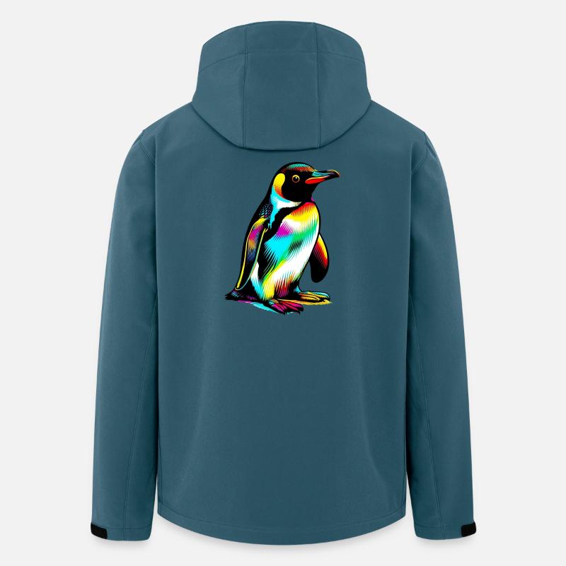 Pingouin - Veste softshell homme en polyester recyclé Stanley/Stella - bleu pétrole foncé