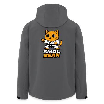Cat fighters in the dojo - Men’s Recycled Softshell Jacket by Stanley/Stella - stargazer - Back - AI Model Male 185 light (185cm)