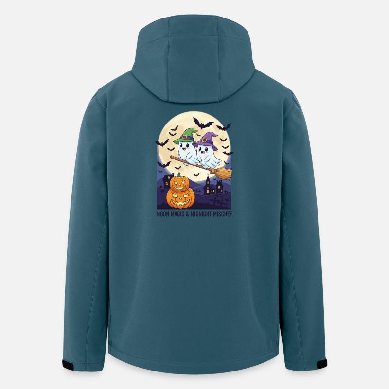 Moon Magic & Midnight Mischef - Recycelte Männer Softshell-Jacke von Stanley/Stella - Dunkles Petrol