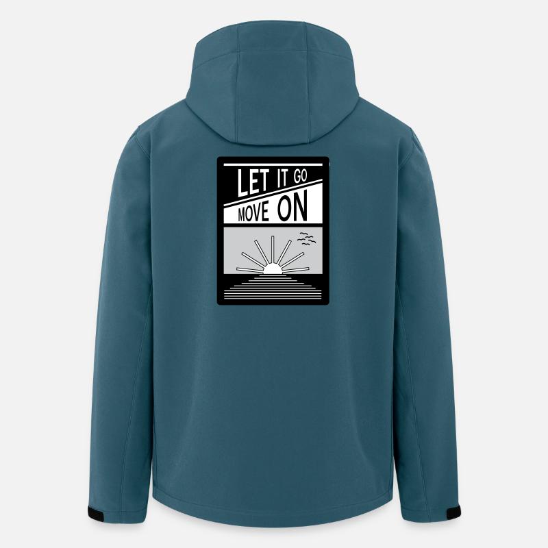 Loslassen. Mach weiter. - Recycelte Männer Softshell-Jacke von Stanley/Stella - Dunkles Petrol
