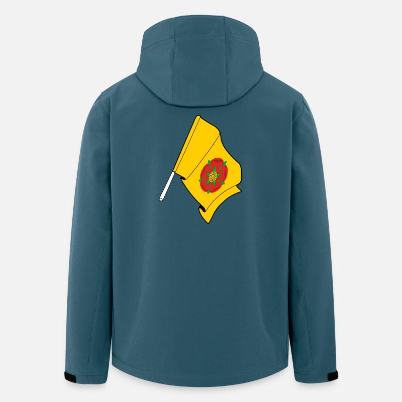 Lancashire - Recycelte Männer Softshell-Jacke von Stanley/Stella - Dunkles Petrol