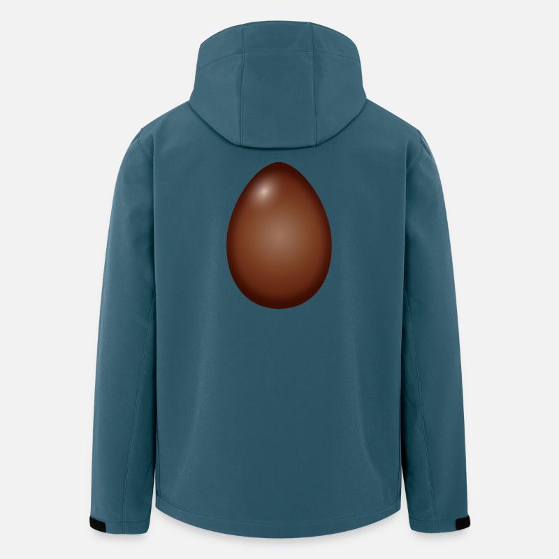 Chocolate Easter egg classic and simple - Men’s Recycled Softshell Jacket by Stanley/Stella - stargazer
