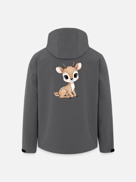 Cute Foal Cartoon - Men’s Recycled Softshell Jacket by Stanley/Stella - stargazer