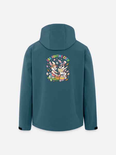Hoster Bunny Family - Egg Collector - Men’s Recycled Softshell Jacket by Stanley/Stella - stargazer